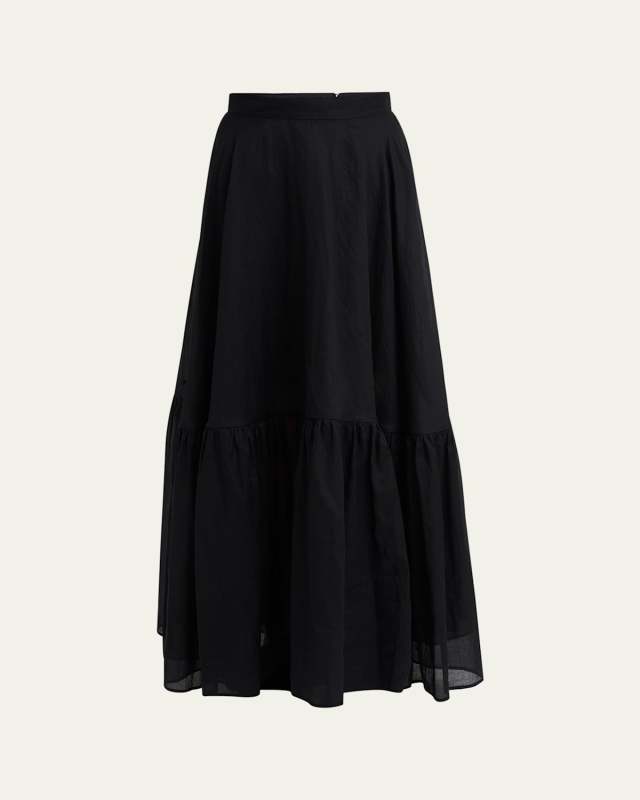 Tiered Maxi Skirt